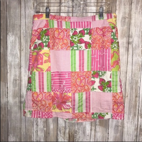 Lilly Pulitzer Dresses & Skirts - Lilly Pulitzer Patchwork Skirt